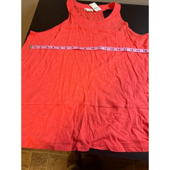 Ladies Women's Gap Orange Racer Back Flowy Tank Top NWT Size Medium - Picture 5 of 5